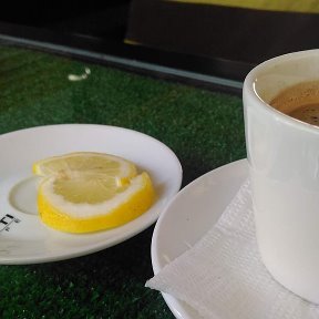 Фотография "Кофе с лимоном...обожаю"