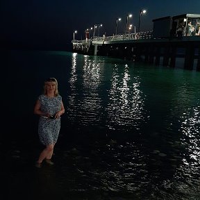 Фотография "Ночная прогулка у моря. "