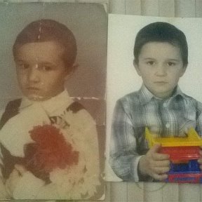 Фотография "Я маленький и мой сын Вадюшка "