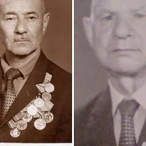 Фотография "Мои дедушки !!!
 Саркисов Миша воевал под Сталинградом . Жогин Егор под Москвой ."