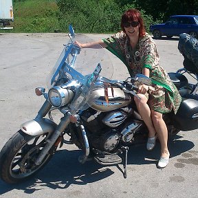 Фотография "Блииин, в душе - байкер! Мечтаю вот так на мотоцикле!!!"