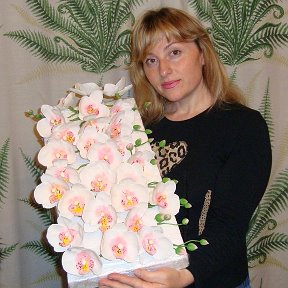 Фотография "мои сахарные  цветы на свадебный торт!"