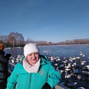 Фотография "Озеро Светлое, в народе Лебединое озеро. Алтайский край, село Урожайное."