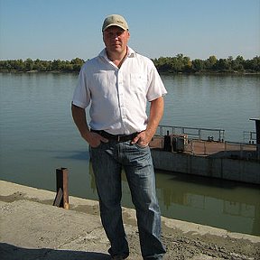 Фотография "  Man on the river."