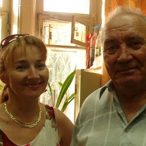 Фотография "я и папа. Нижний Новгород, лето 2007."