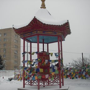 Фотография "Буддийский Храм Ступка Москва"