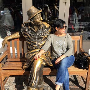 Фотография "Прага. Наконец-то я нашла мужчину, с которым мы смотрим в одном направлении. ))"