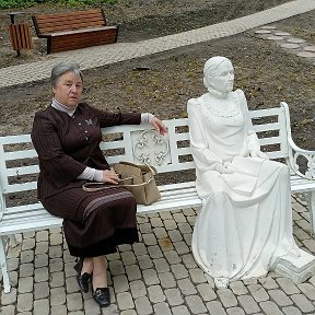 Фотография "На скамейке вдвоем......"