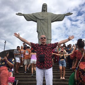 Фотография "Рио.статуя Христа Искупителя.гора Карковада."