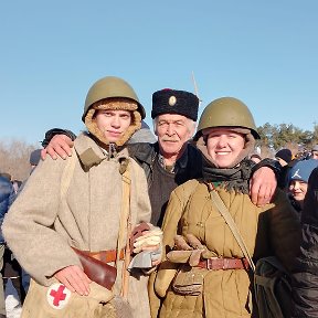 Фотография "Мамаев курган. 28, 01 2023г. Реконструкция к 80 летию разгрома еюнемцев в Сталинграде "