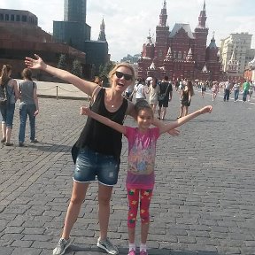 Фотография "Красная площадь.Я и моя Крестная мама"