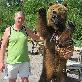 Фотография "Я и мой медведь"