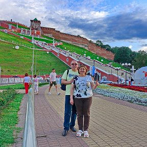 Фотография "Нижний Новгород. У Чкаловской лестницы."