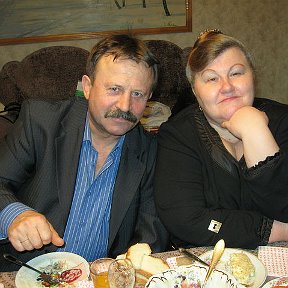 Фотография "Новый год 2009 мы с Лидой"
