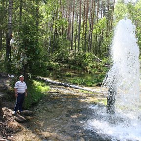 Фотография "У фонтана в лесу"