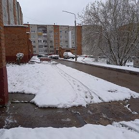 Фотография "Снег ВЕСНОЙ в МАЕ 2024г."