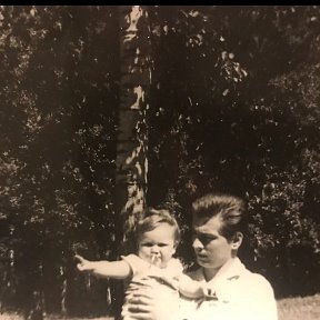 Фотография "Я и Папа, детство в Остафьево "