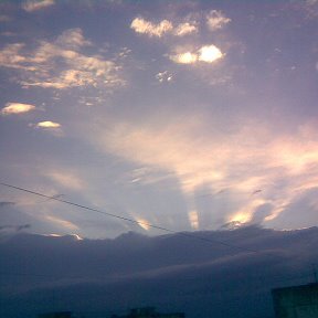 Фотография "Небеса на закате"