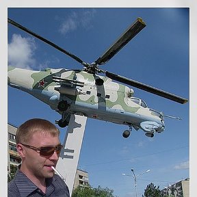 Фотография "МИ-24 на ул.Воинов Интернационалистов в Люберцах"