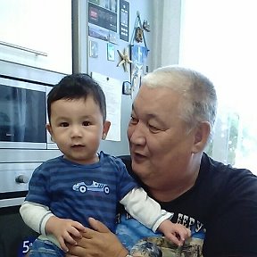 Фотография "Дед с внуком"