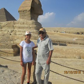 Фотография "Египет,Я и внучка Уля,"