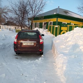 Фотография "ГАРАЖ  ЗАНЕСЛО  НЕ  ЗАЕХАТЬ. МОЙ  ДОМ - СНЕЖНАЯ  ЗИМА - февраль 2020 год."