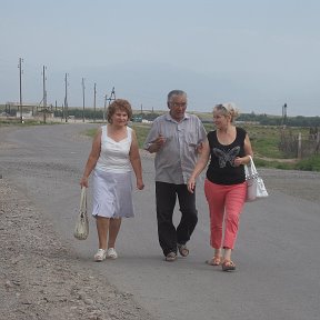 Фотография "встреча в Кургатах Игембердиев Ж Иванова Н Крылова Л."