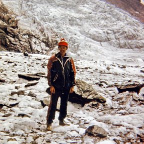 Фотография "На леднике Геблера 1984г"
