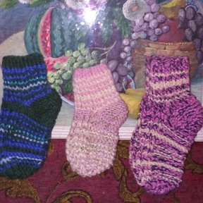 Фотография "Продаются детские вязаные носки для детей от1мес.до 2лет,размер10;10,5;11;11,5;12;12,5;13;14."