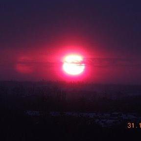 Фотография "Предновогодний восход солнца"