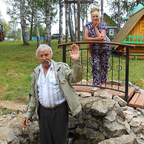 Фотография "С мужем Васей  на  истоке Камы  14.08.2018г"