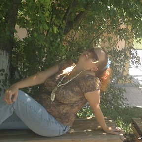 Фотография "Я на лавочке сижу и на солнышко гляжу!!!"