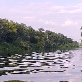 Фотография "А это  - моя река Медведица на Кунайке в Ильин День- величавая, тихая, чуть волнистая и излучающая красоту, нежность и силу нашей Природы-Матушки"