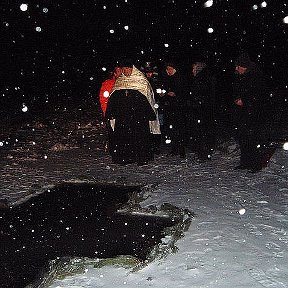 Фотография "Великое освящение воды."