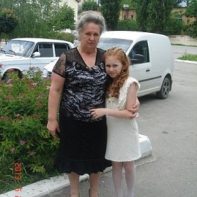 Фотография "с моей внученькой Кристиночкой"