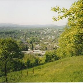 Фотография "Вид на поселок Нижнебаканский. Снимок сделан летом 2006"