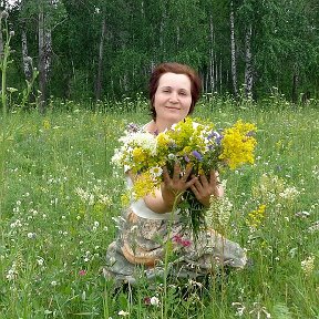 Фотография "я дарю вам букет луговых цветов"