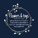 flowers and toys