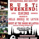 RUST WEEKEND !!! international bike rock fest