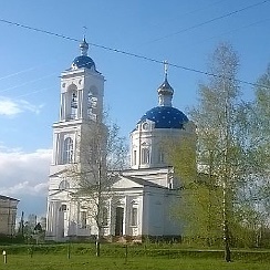 Церковь в деревне Бородино