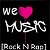We ♥ Rock n Rap music! Мы ♥ Рок и Реп мюзик!