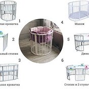 Круглые кроватки для новорожденных