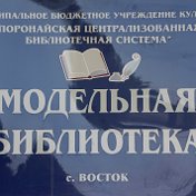 МОДЕЛЬНАЯ БИБЛИОТЕКА села ВОСТОК