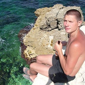 Фотография "А до воды метров 6 :) В Черноморском 2009"