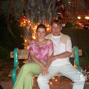 Фотография "Я с женой в парке Ривьере, г.Сочи."