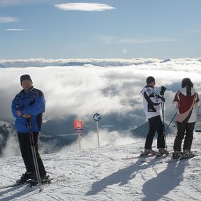 Фотография ""Там за облаками" Альпы. Австрия. 22.01.09 г."