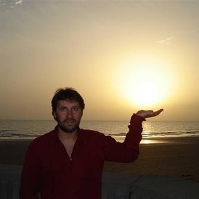 Фотография "Держу солндце на Индийском океане. О как!"