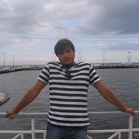 Фотография "я и финский залив, август 2008."