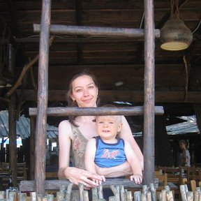 Фотография "Лето 2007: я и сын Глеб"