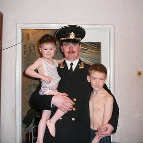 Фотография "С сыновьями 9 мая 2008г."